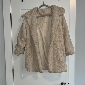 Cozy Cream Teddy Coat